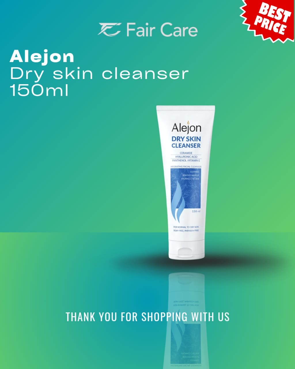 منظف أليجون للبشرة الجافة (150 مل)