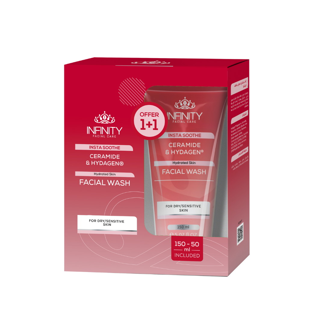 Infinity facial wash ceramide & hydragen 1+1