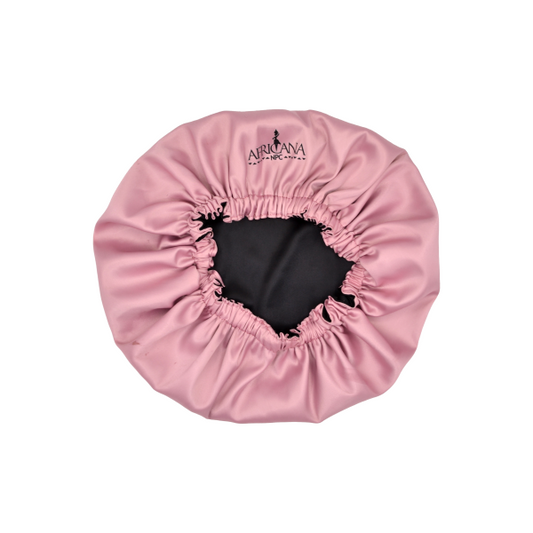 Africana satin bonnet ( pink)