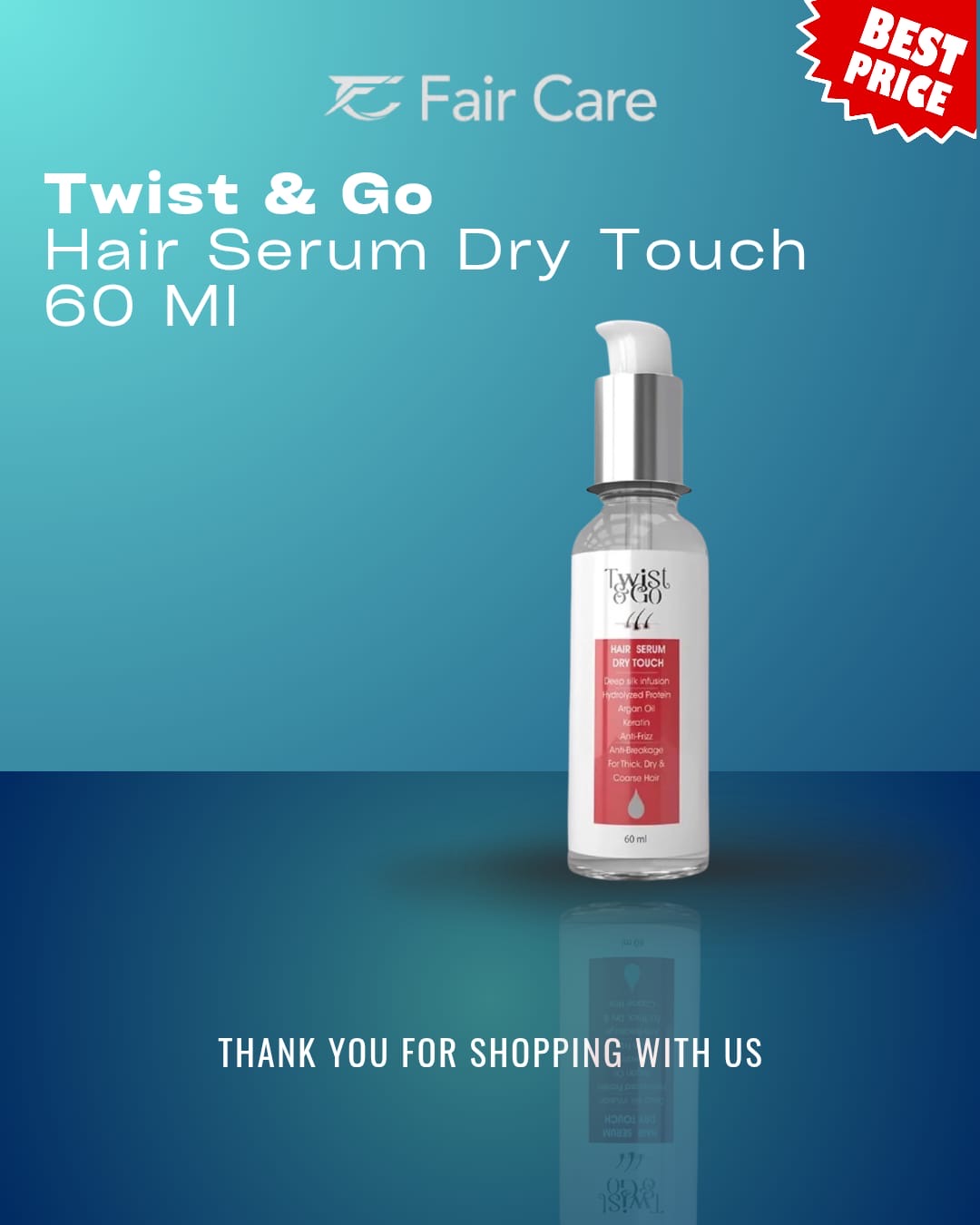 Twist & go hair serum dry touch (60ml)