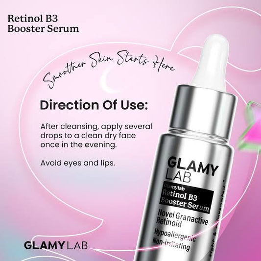 Glamy lab retinol B3 booster serum