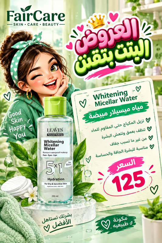 Leaves micellar water (البنت بتقش)