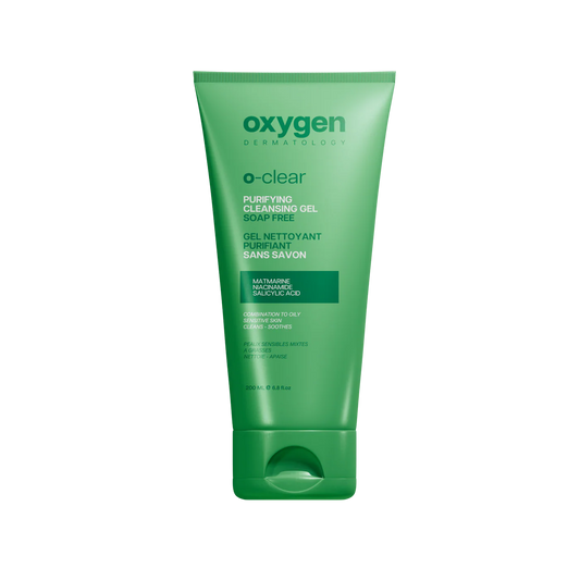 Oxygen o-clear purifying cleansing gel