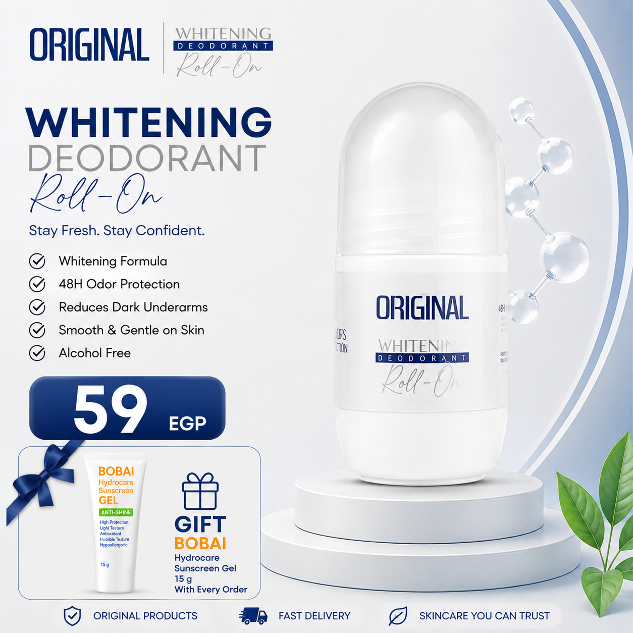 Mood original whitening roll-on ( عروض الجمعة الخضراء)