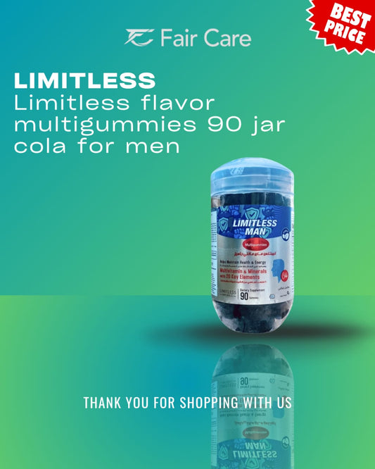 ليميتلس فلاڤور علكة متعددة الفيتامينات للرجال بطعم الكولا (90 قطعة)
