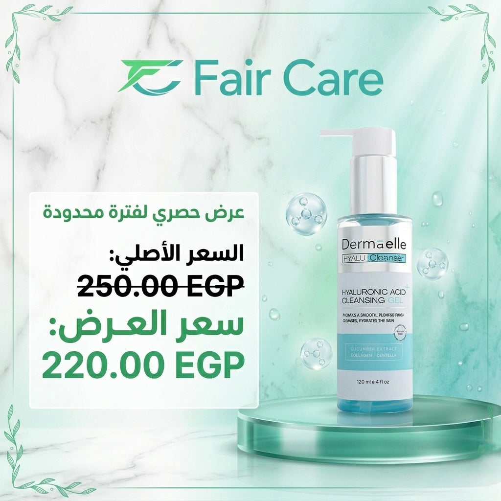 Dermaelle hyalouronic acid cleansing gel