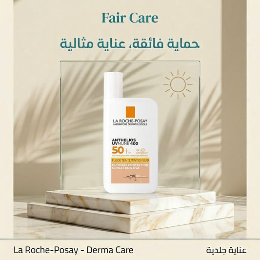 La roche posay anthelios ultra light invisible tinted fluid spf50