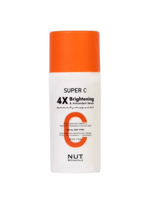 Nut botanicals super c 4x brightening antioxidant