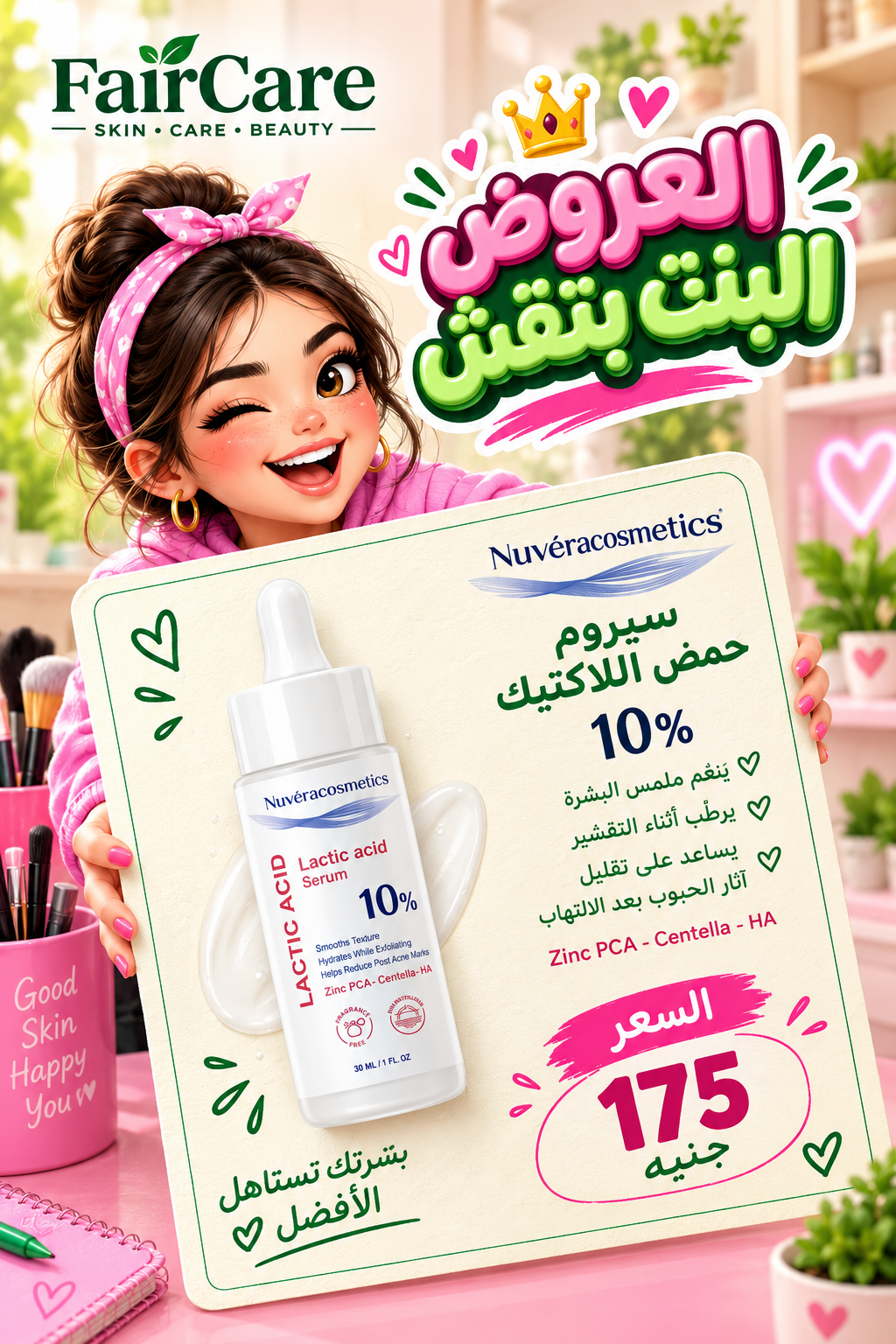Nuvera lactic acid serum (البنت بتقش)