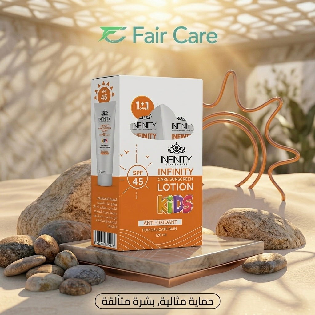 Infinity sunblock kids spf45 whitening 120ml