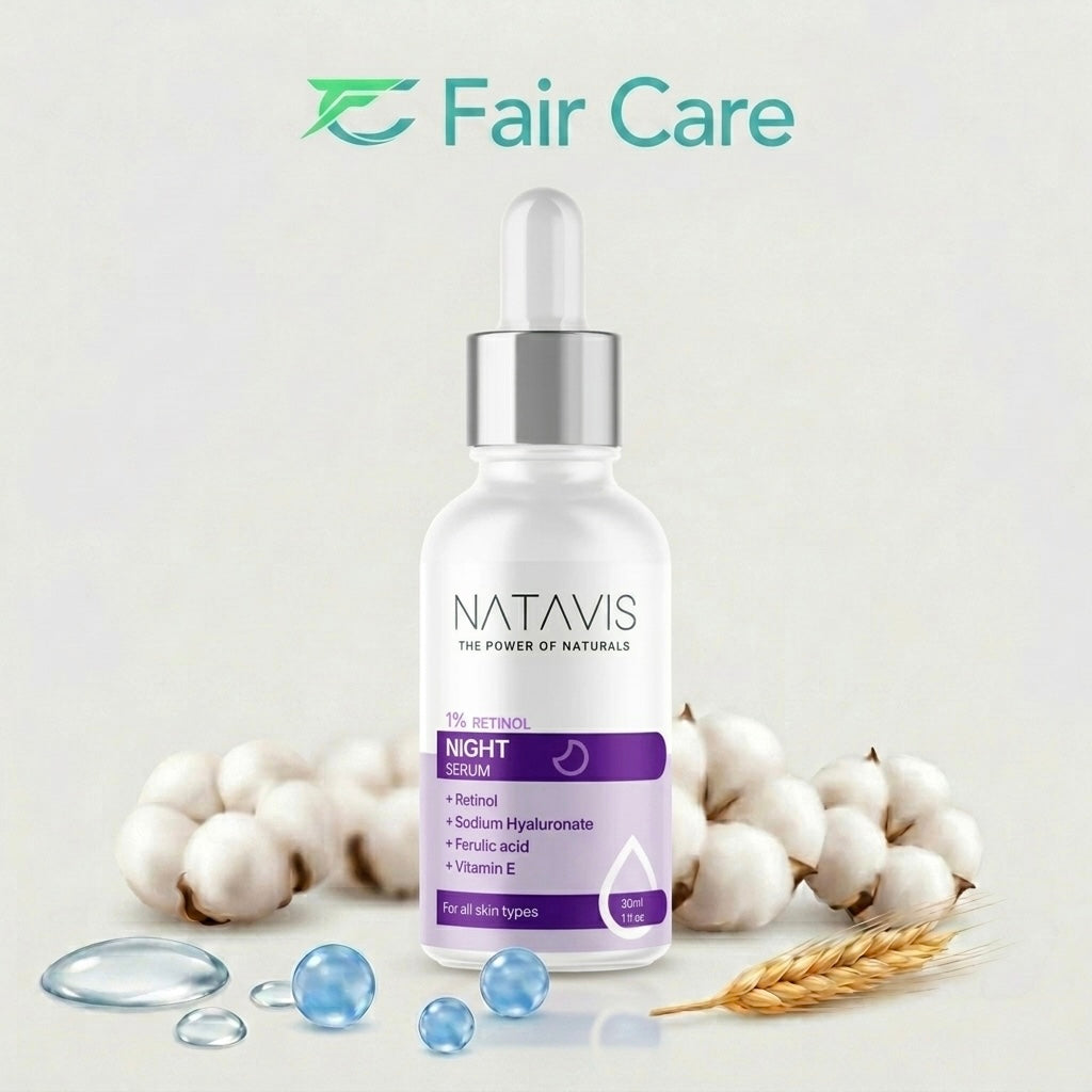 Natavis retinol 1% night serum 30ml
