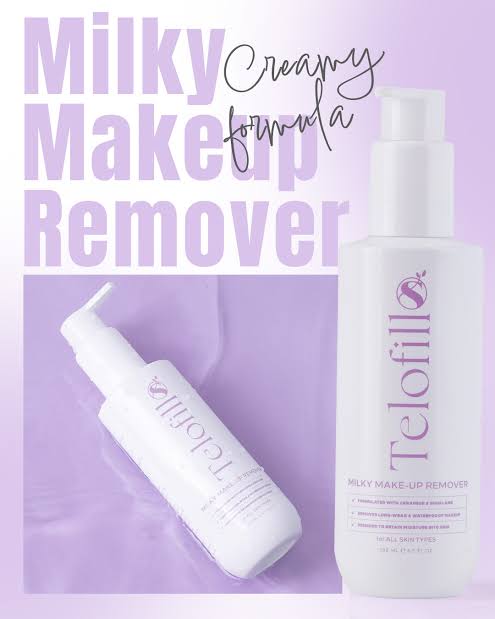Telofill milky makeup remover