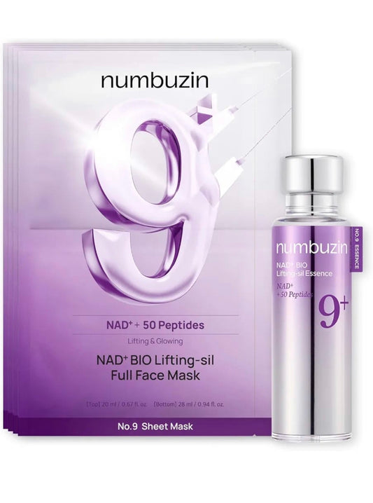 Numbuzin no.9 sheet mask + essence