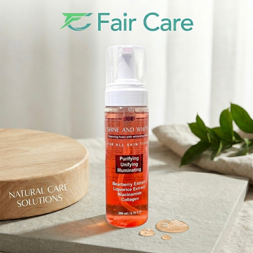 Shine and white collagen foaming cleanser 200ml