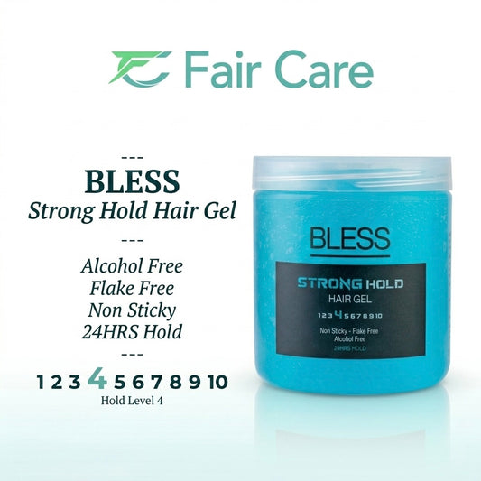 Bless strong hold hair gel blue 250ml