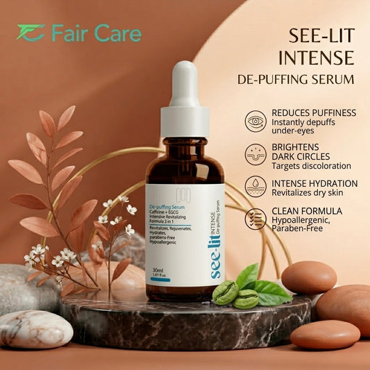 See-lit intense de-puffing serum (caffeine)