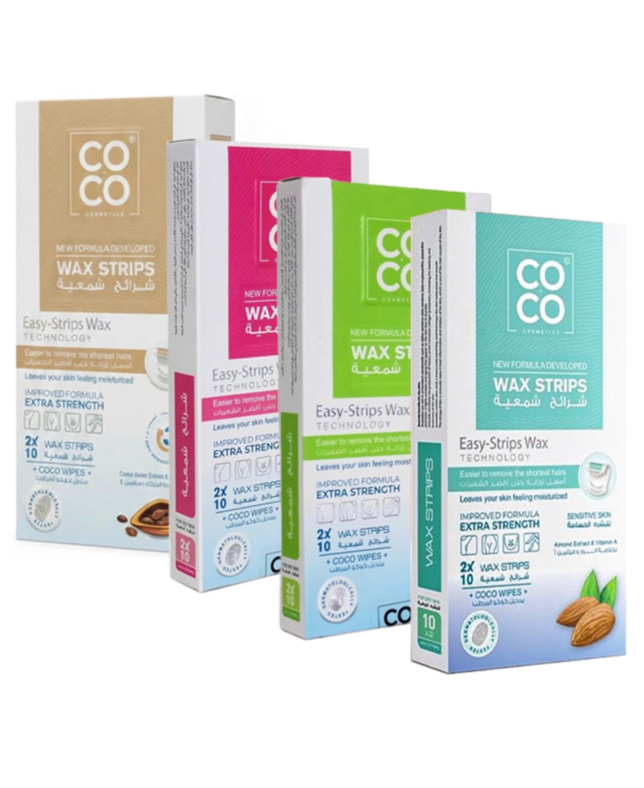 Coco wax شرايح شمعية