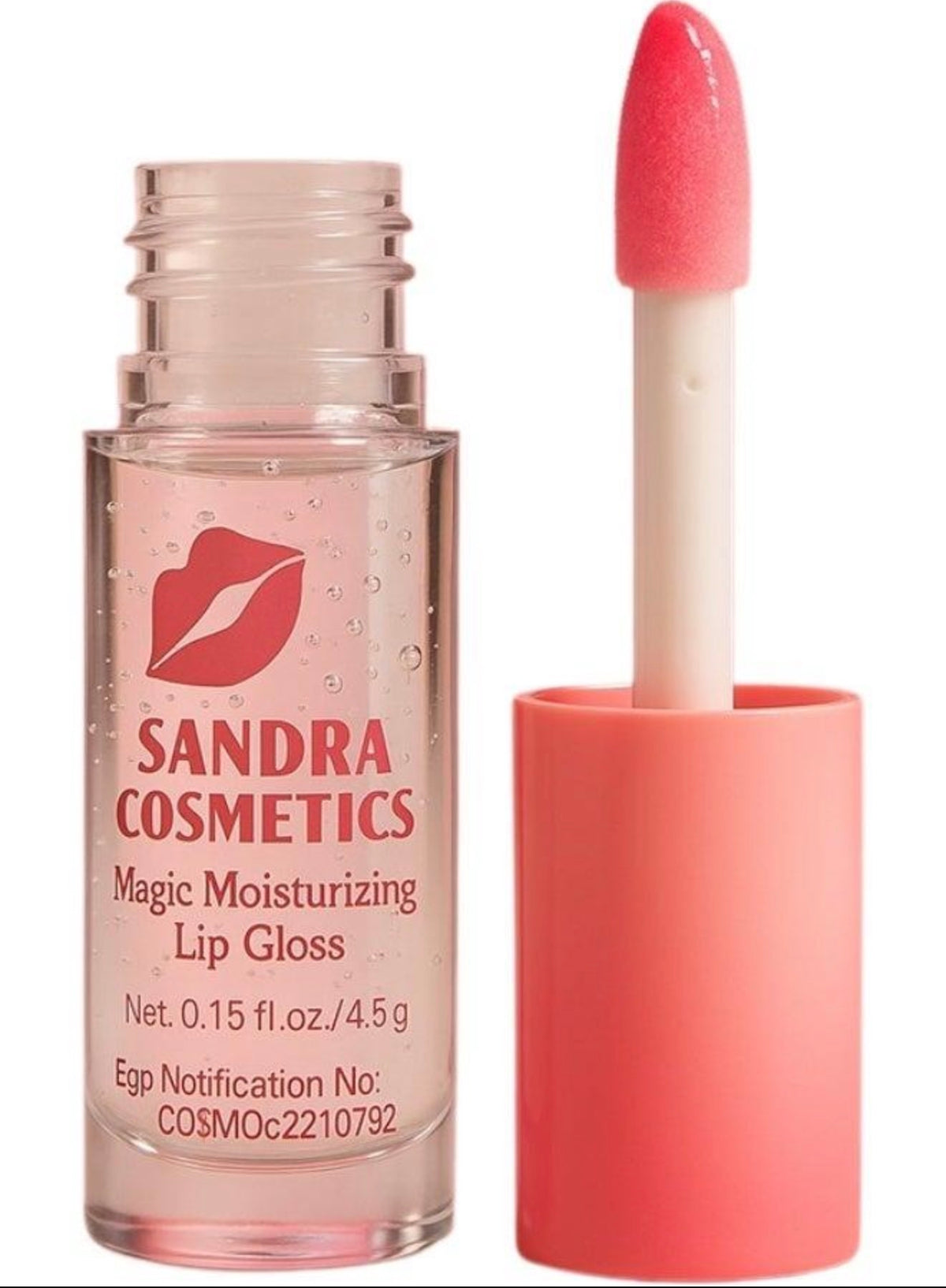 Sandra cosmetics magic moisturizing lip gloss enriched with aloevera