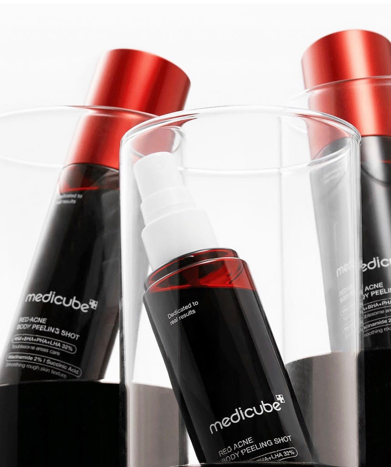 Medicube red acne body peeling shot