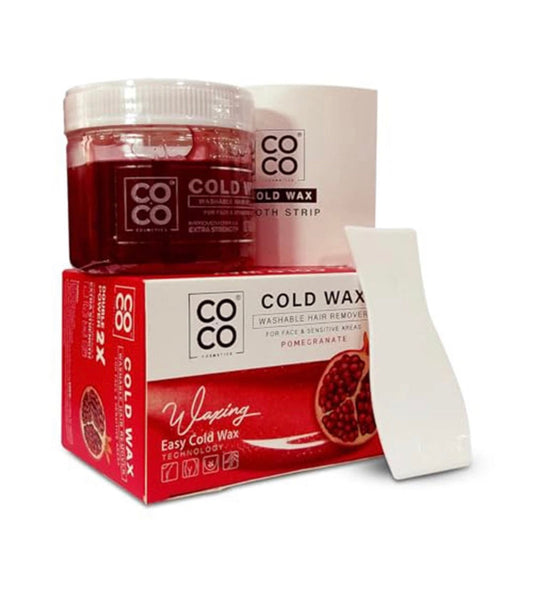 Coco cold wax لإزالة شعر الوجه والمناطق الحساسة- رمان
