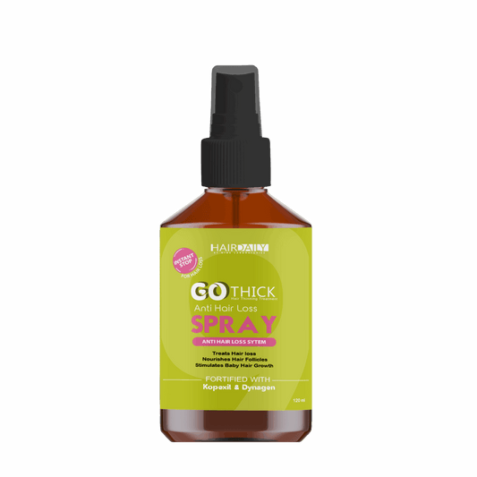 Go thick spray hair daily