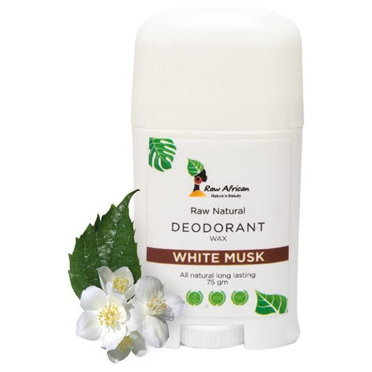 Raw african deodorant stick white musk