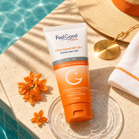 Feel good sunscreen gel spf50+ 50 gm
