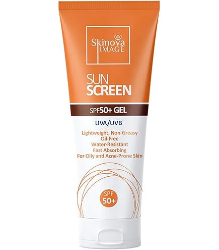 Skinova image sunscreen gel spf50+