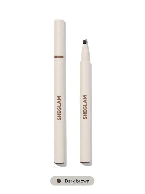 Sheglam feather better eye brow pencil -dark brown