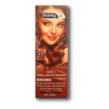 Starky shampoo  brown color 250ml