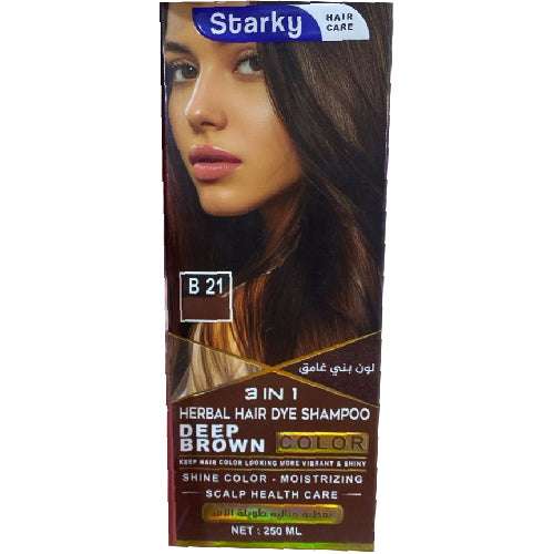 Starky shampoo deep brown color