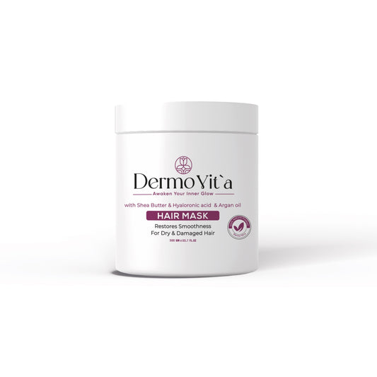 DERMOVITA HAIR MASK SHEA+HYALU+ARGAN 500GM