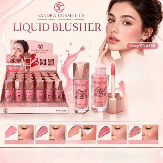 Sandra cosmetics liquid blusher درجات