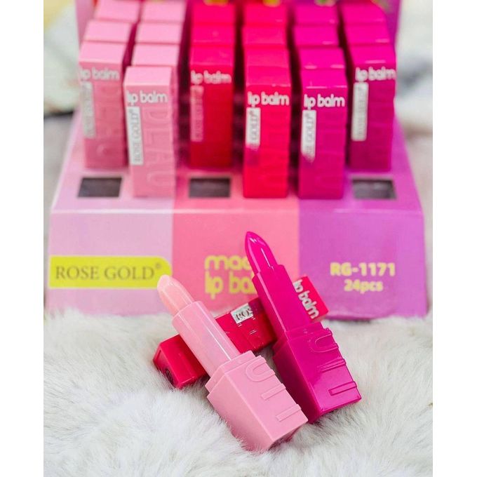 Rose gold magic lip palm