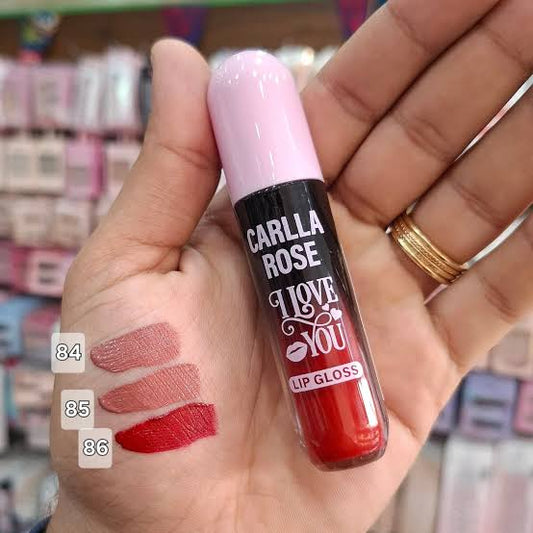 Carlla rose I love you lip gloss درجات