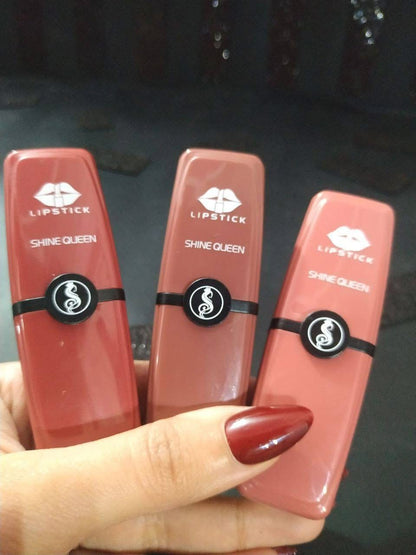 Shine queen matte lip stick درجات