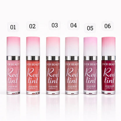 Ever beauty liquid blush red tint درجات