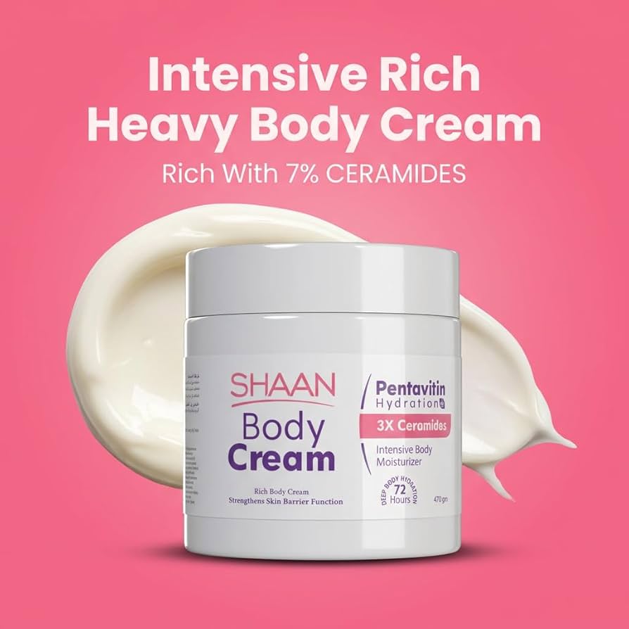 Shaan body cream heavy texture body moisturizer 470gm
