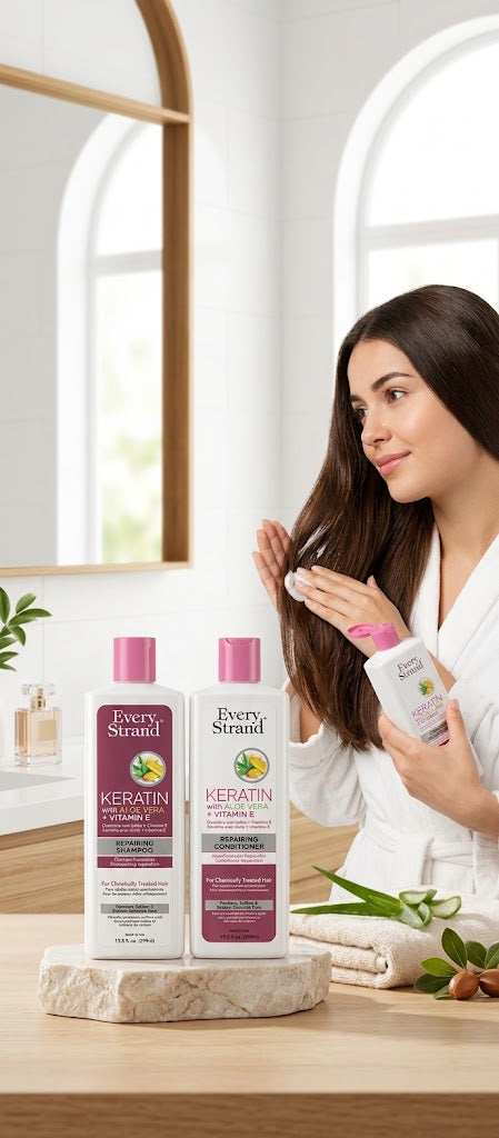 Everystrand shampoo &conditioner  keratin &aloevera