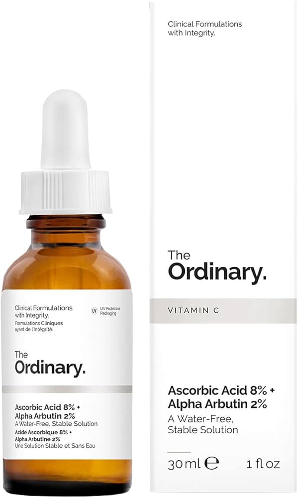The ordinary ascorbic acid 8% + alpha arbutin 2%