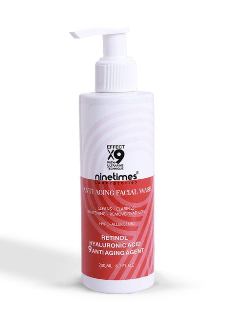 Nine times anti-aging facial wash 200ml