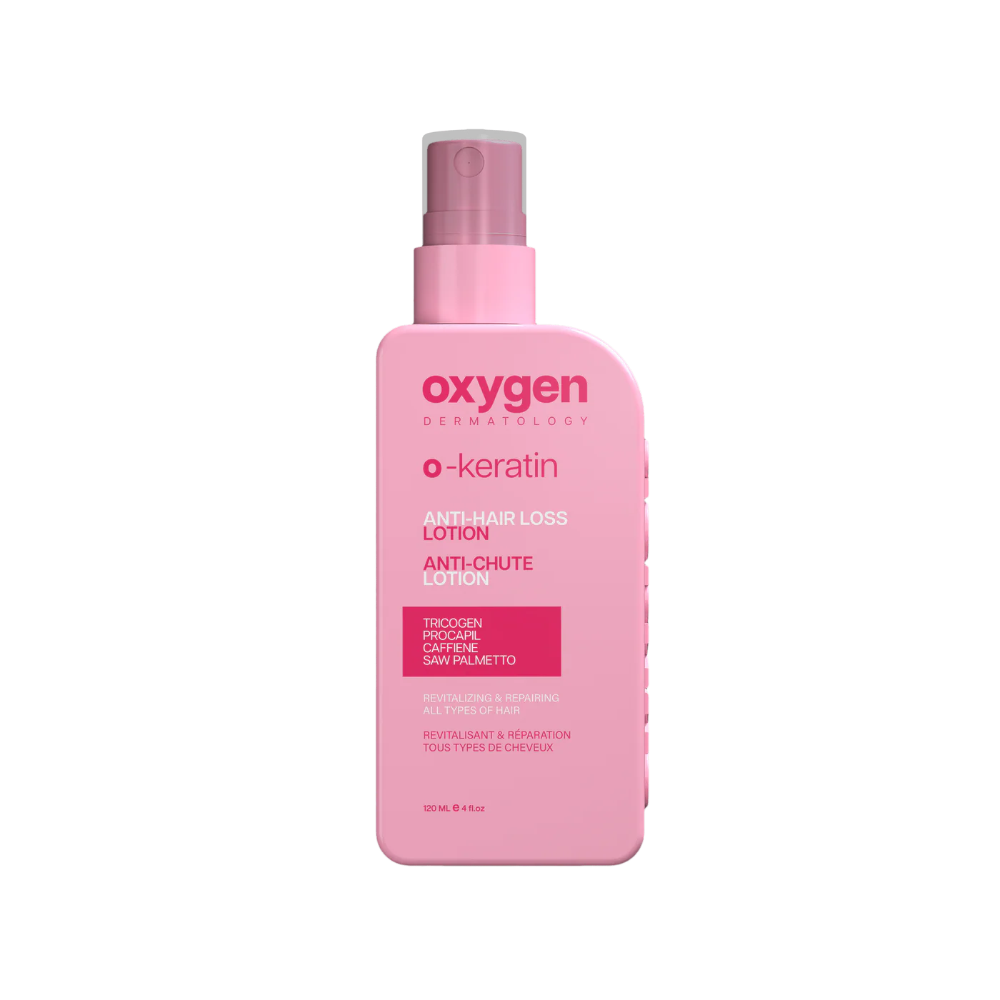 Oxygen o-keratin anti hair loss lotion 120ml