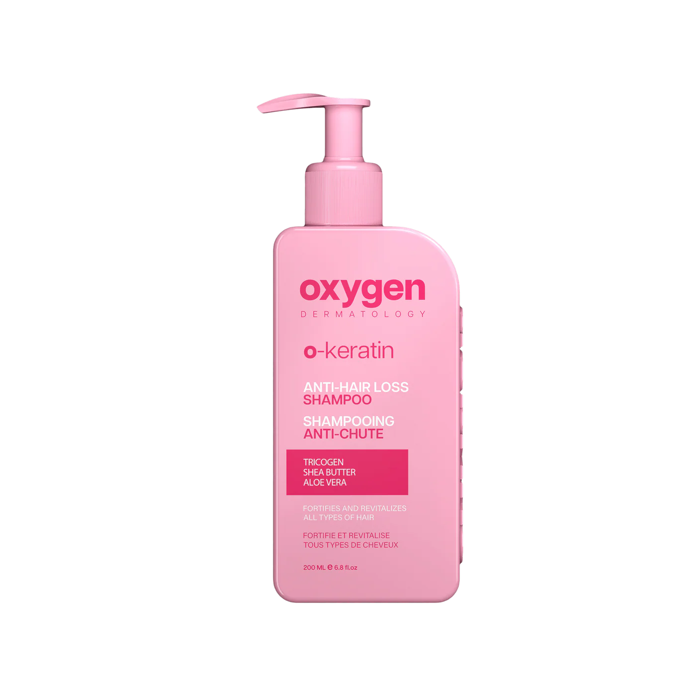 Oxygen O-keratin anti hair loss shampoo 200ml