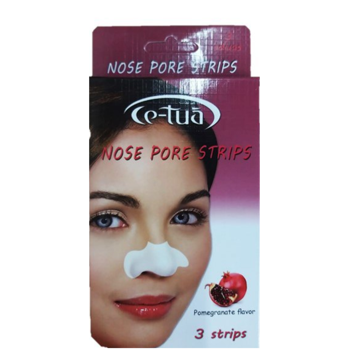 CE-TUA NOSE PORE STRIP 3PCS POMEGRANATE