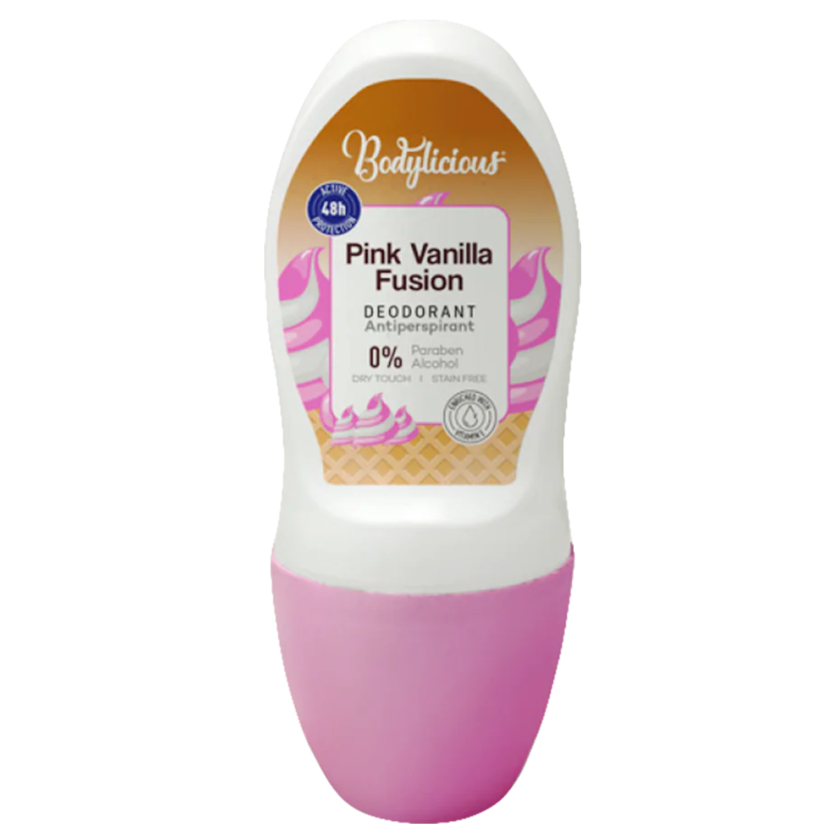 Bodylicious pink vanilla fusion 50ml roll on