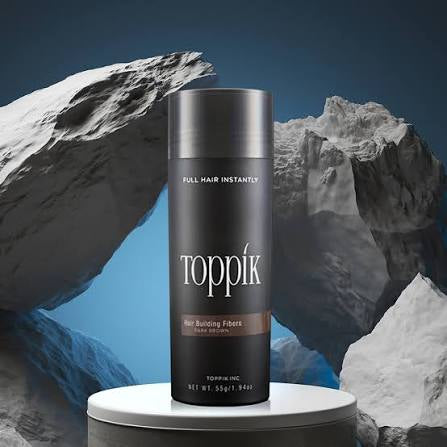 Toppik hair building fibers 27.5 gm ( dark brown)