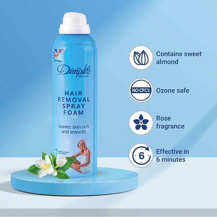 Dimples hair removal spray foam (jasmine)