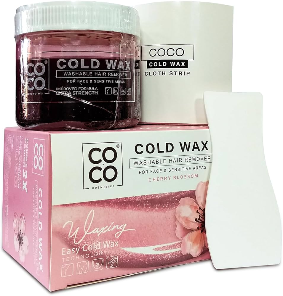 Coco cold wax - لإزالة شعر الوجه والمناطق الحساسة cherry