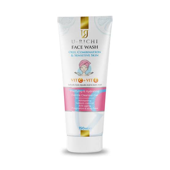 U-richi oily & combination cleanser 150ml