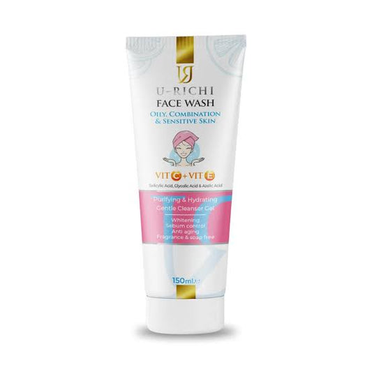 U-richi oily & combination cleanser 150ml